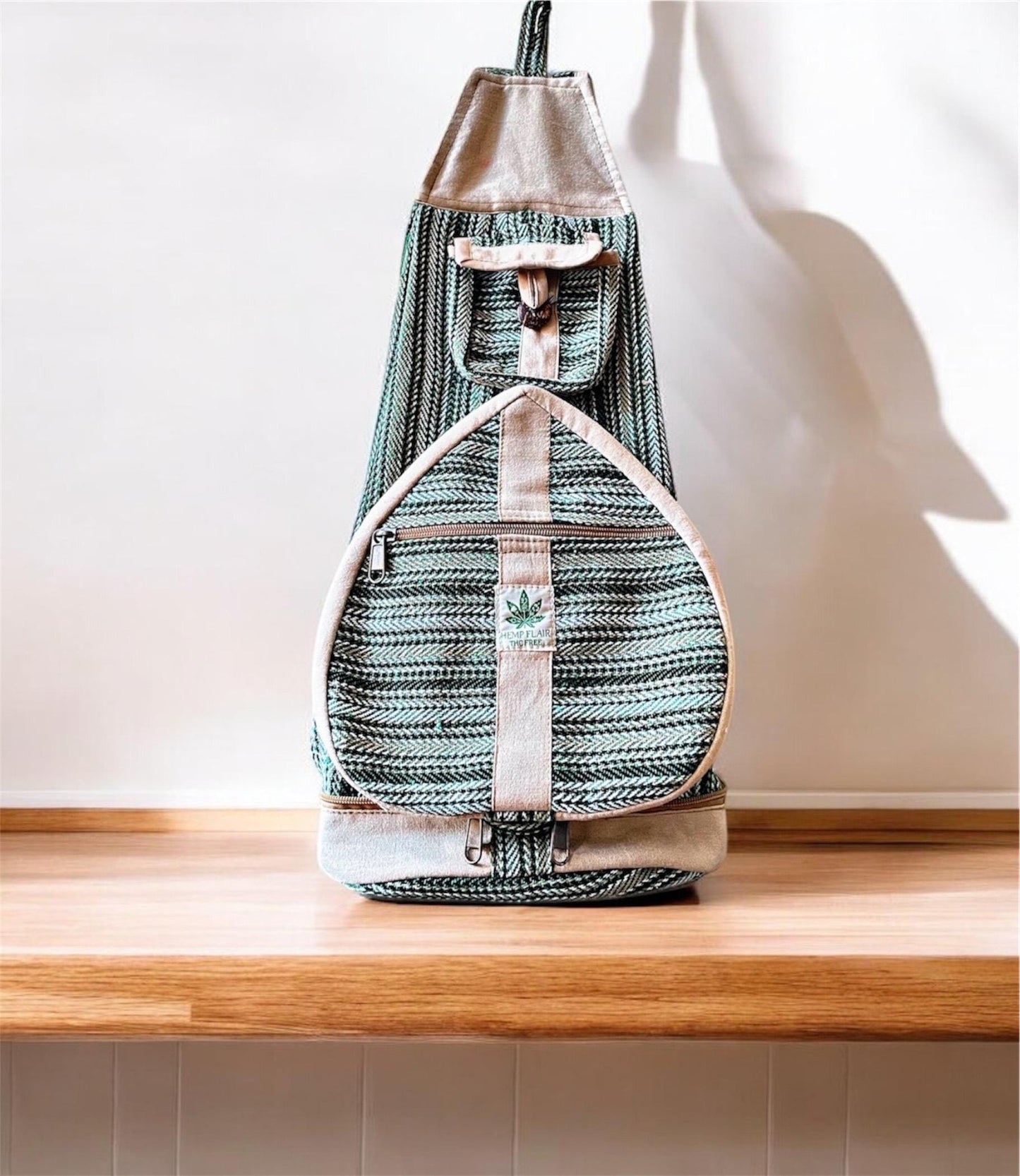 Hemp Backpack: Convertible bag